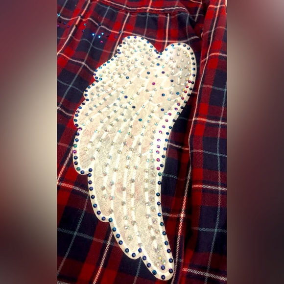 🔥UPCYCLED -21MEN-FLANNEL BUTTON DOWN🔥MEASUREMENTS IN PICS🔥 - Picture 13 of 15